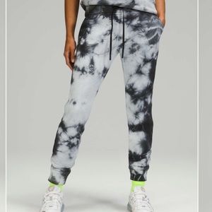 LULULEMON grey earth dye warm down jogger